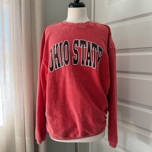 Chicka-d Ohio State Oversized Crewneck Sweatshirt : Small